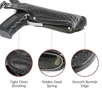 レザー ￼￼ショルダー　ダブル　ホルスター Amazon.co.jp: プレミアムレザー縦型ショルダーホルスター